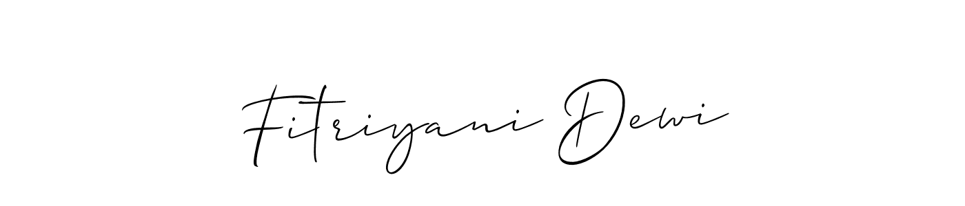 Here are the top 10 professional signature styles for the name Fitriyani Dewi. These are the best autograph styles you can use for your name. Fitriyani Dewi signature style 2 images and pictures png