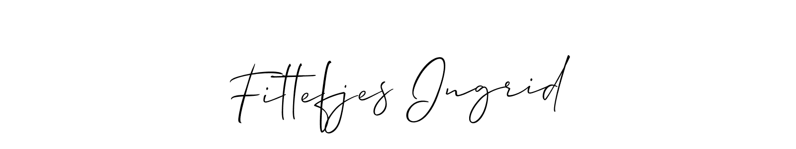 Check out images of Autograph of Fittefjes Ingrid name. Actor Fittefjes Ingrid Signature Style. Allison_Script is a professional sign style online. Fittefjes Ingrid signature style 2 images and pictures png