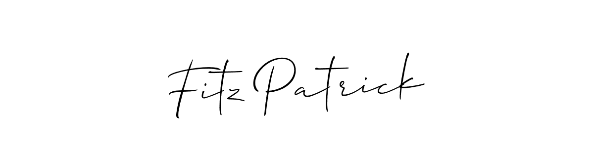 It looks lik you need a new signature style for name Fitz Patrick. Design unique handwritten (Allison_Script) signature with our free signature maker in just a few clicks. Fitz Patrick signature style 2 images and pictures png