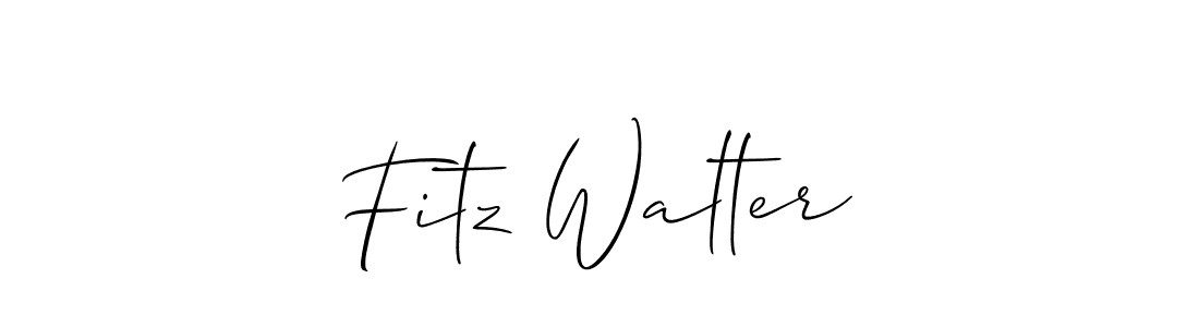 Similarly Allison_Script is the best handwritten signature design. Signature creator online .You can use it as an online autograph creator for name Fitz Walter. Fitz Walter signature style 2 images and pictures png