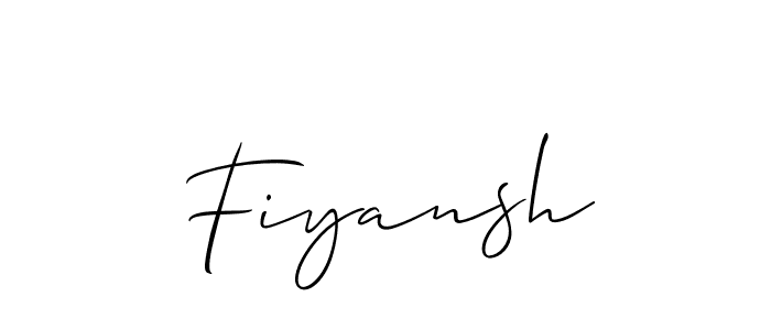 Once you've used our free online signature maker to create your best signature Allison_Script style, it's time to enjoy all of the benefits that Fiyansh name signing documents. Fiyansh signature style 2 images and pictures png