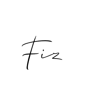 Best and Professional Signature Style for Fiz. Allison_Script Best Signature Style Collection. Fiz signature style 2 images and pictures png