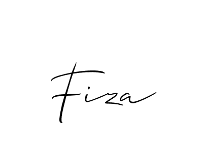 Fiza stylish signature style. Best Handwritten Sign (Allison_Script) for my name. Handwritten Signature Collection Ideas for my name Fiza. Fiza signature style 2 images and pictures png