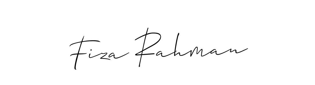 Check out images of Autograph of Fiza Rahman name. Actor Fiza Rahman Signature Style. Allison_Script is a professional sign style online. Fiza Rahman signature style 2 images and pictures png
