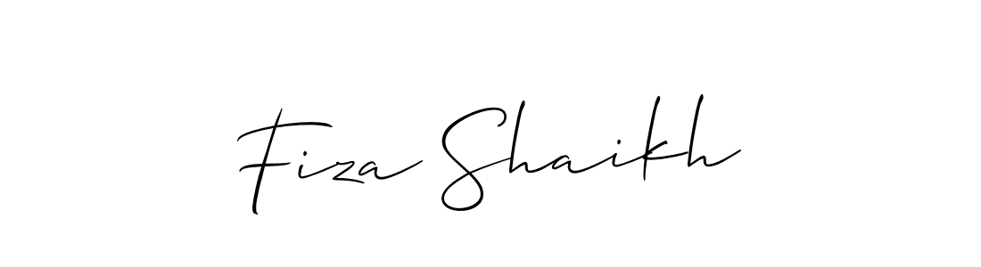 Make a beautiful signature design for name Fiza Shaikh. Use this online signature maker to create a handwritten signature for free. Fiza Shaikh signature style 2 images and pictures png