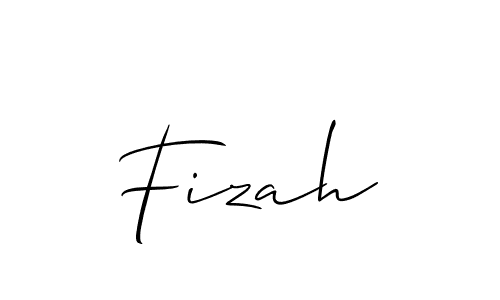 How to make Fizah name signature. Use Allison_Script style for creating short signs online. This is the latest handwritten sign. Fizah signature style 2 images and pictures png