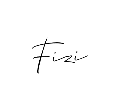The best way (Allison_Script) to make a short signature is to pick only two or three words in your name. The name Fizi include a total of six letters. For converting this name. Fizi signature style 2 images and pictures png