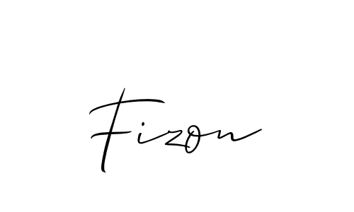 How to Draw Fizon signature style? Allison_Script is a latest design signature styles for name Fizon. Fizon signature style 2 images and pictures png