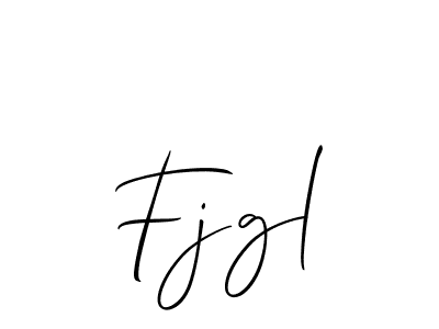 Make a beautiful signature design for name Fjgl. With this signature (Allison_Script) style, you can create a handwritten signature for free. Fjgl signature style 2 images and pictures png