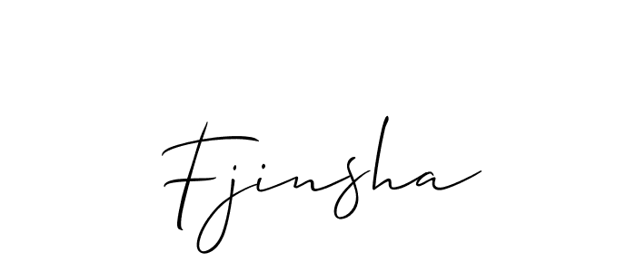Also You can easily find your signature by using the search form. We will create Fjinsha name handwritten signature images for you free of cost using Allison_Script sign style. Fjinsha signature style 2 images and pictures png