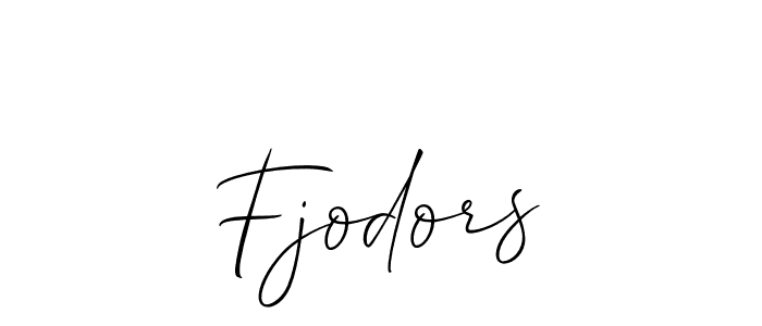 Create a beautiful signature design for name Fjodors. With this signature (Allison_Script) fonts, you can make a handwritten signature for free. Fjodors signature style 2 images and pictures png