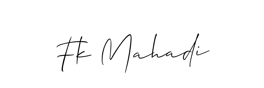 You can use this online signature creator to create a handwritten signature for the name Fk Mahadi. This is the best online autograph maker. Fk Mahadi signature style 2 images and pictures png
