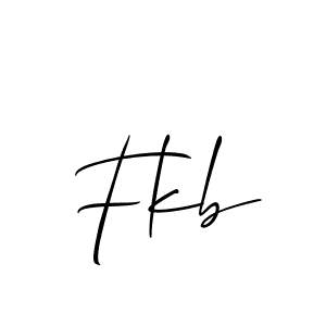 Similarly Allison_Script is the best handwritten signature design. Signature creator online .You can use it as an online autograph creator for name Fkb. Fkb signature style 2 images and pictures png