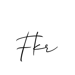 Also You can easily find your signature by using the search form. We will create Fkr name handwritten signature images for you free of cost using Allison_Script sign style. Fkr signature style 2 images and pictures png
