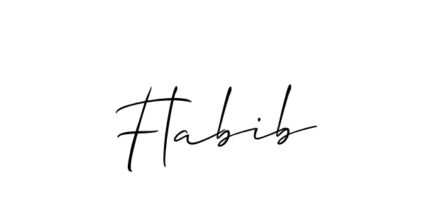 Make a beautiful signature design for name Flabib. With this signature (Allison_Script) style, you can create a handwritten signature for free. Flabib signature style 2 images and pictures png