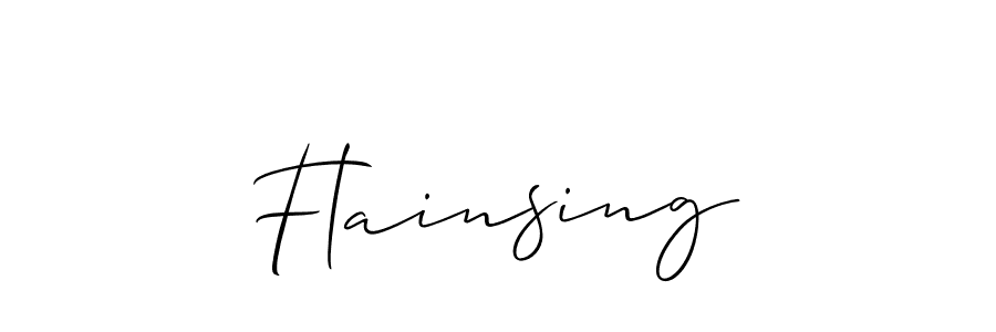 Make a beautiful signature design for name Flainsing. Use this online signature maker to create a handwritten signature for free. Flainsing signature style 2 images and pictures png