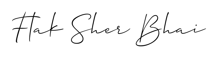 Style your name Flak Sher Bhai with confidence using Allison_Script signature design. Simple, elegant, and ready for immediate document use. Flak Sher Bhai signature style 2 images and pictures png