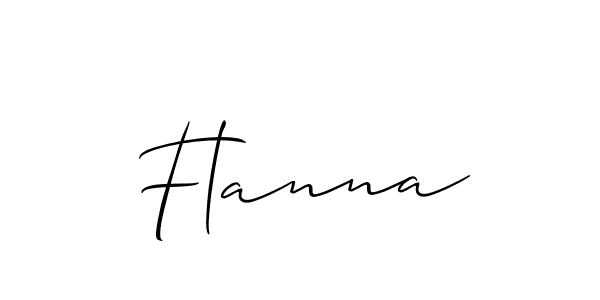 Use a signature maker to create a handwritten signature online. With this signature software, you can design (Allison_Script) your own signature for name Flanna. Flanna signature style 2 images and pictures png