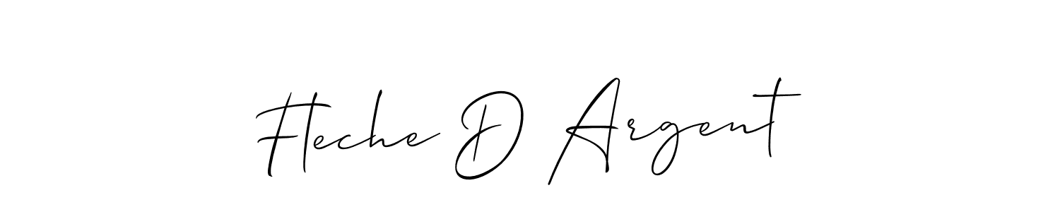 Also we have Fleche D Argent name is the best signature style. Create professional handwritten signature collection using Allison_Script autograph style. Fleche D Argent signature style 2 images and pictures png