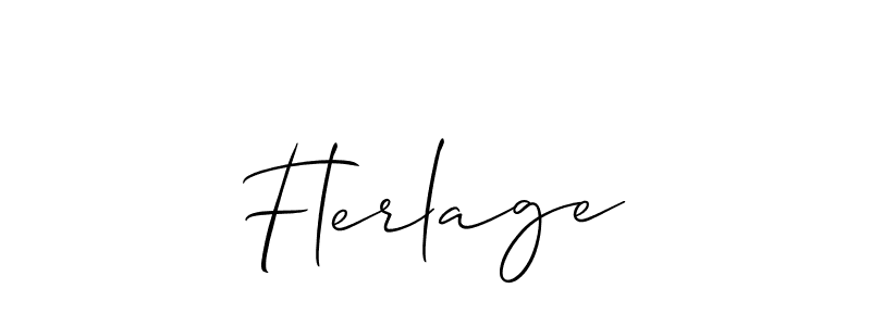 The best way (Allison_Script) to make a short signature is to pick only two or three words in your name. The name Flerlage include a total of six letters. For converting this name. Flerlage signature style 2 images and pictures png