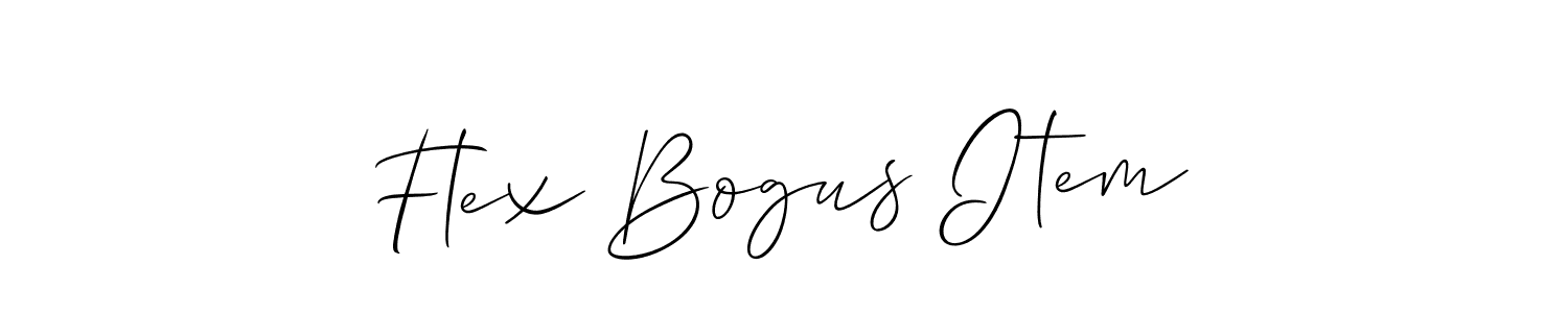 Flex Bogus Item stylish signature style. Best Handwritten Sign (Allison_Script) for my name. Handwritten Signature Collection Ideas for my name Flex Bogus Item. Flex Bogus Item signature style 2 images and pictures png