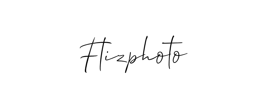 Allison_Script is a professional signature style that is perfect for those who want to add a touch of class to their signature. It is also a great choice for those who want to make their signature more unique. Get Flizphoto name to fancy signature for free. Flizphoto signature style 2 images and pictures png