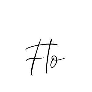 Design your own signature with our free online signature maker. With this signature software, you can create a handwritten (Allison_Script) signature for name Flo. Flo signature style 2 images and pictures png