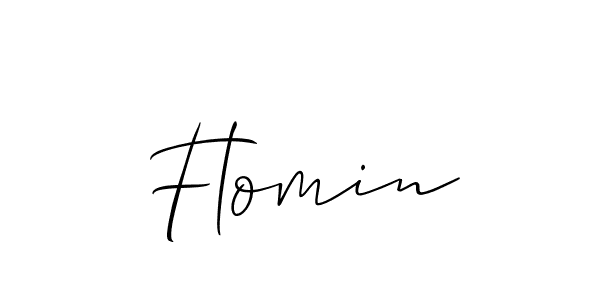 Create a beautiful signature design for name Flomin. With this signature (Allison_Script) fonts, you can make a handwritten signature for free. Flomin signature style 2 images and pictures png