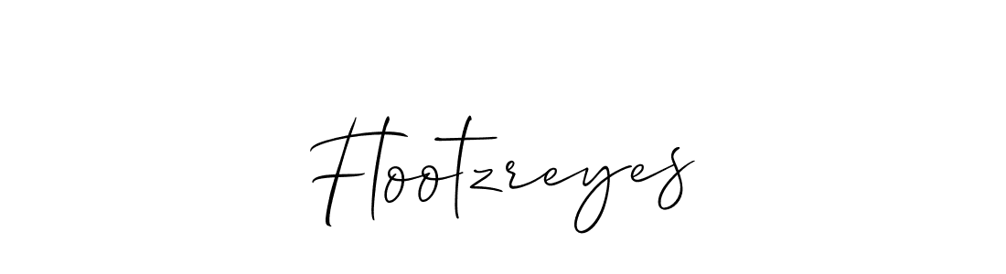 Design your own signature with our free online signature maker. With this signature software, you can create a handwritten (Allison_Script) signature for name Flootzreyes. Flootzreyes signature style 2 images and pictures png