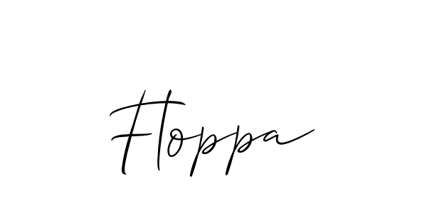 You should practise on your own different ways (Allison_Script) to write your name (Floppa) in signature. don't let someone else do it for you. Floppa signature style 2 images and pictures png