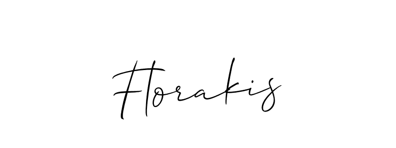 How to make Florakis signature? Allison_Script is a professional autograph style. Create handwritten signature for Florakis name. Florakis signature style 2 images and pictures png