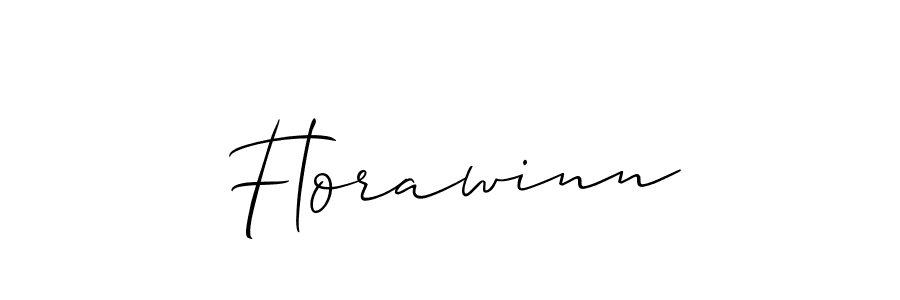 Make a beautiful signature design for name Florawinn. With this signature (Allison_Script) style, you can create a handwritten signature for free. Florawinn signature style 2 images and pictures png