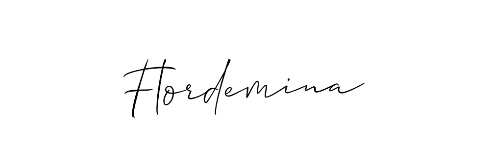 Allison_Script is a professional signature style that is perfect for those who want to add a touch of class to their signature. It is also a great choice for those who want to make their signature more unique. Get Flordemina name to fancy signature for free. Flordemina signature style 2 images and pictures png