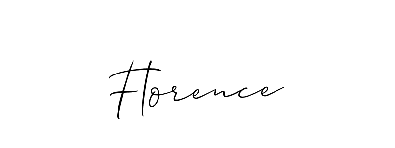 if you are searching for the best signature style for your name Florence. so please give up your signature search. here we have designed multiple signature styles  using Allison_Script. Florence signature style 2 images and pictures png