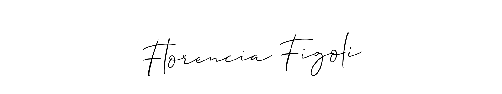 How to Draw Florencia Figoli signature style? Allison_Script is a latest design signature styles for name Florencia Figoli. Florencia Figoli signature style 2 images and pictures png
