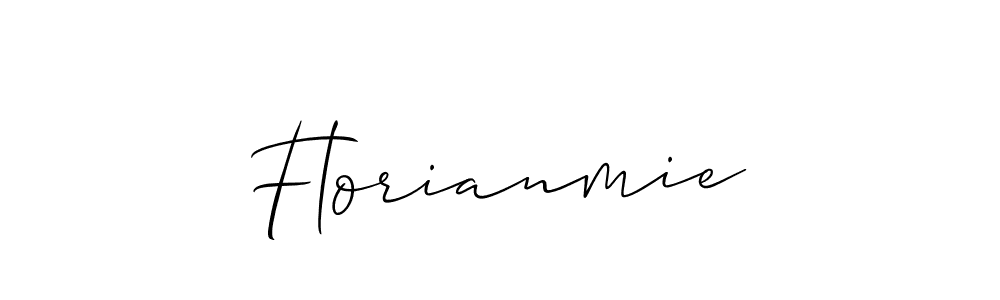 Florianmie stylish signature style. Best Handwritten Sign (Allison_Script) for my name. Handwritten Signature Collection Ideas for my name Florianmie. Florianmie signature style 2 images and pictures png