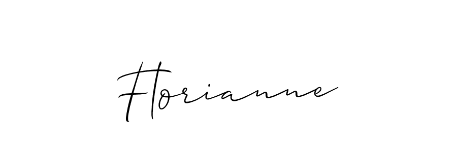 Make a beautiful signature design for name Florianne. With this signature (Allison_Script) style, you can create a handwritten signature for free. Florianne signature style 2 images and pictures png