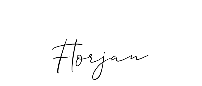 Make a beautiful signature design for name Florjan. Use this online signature maker to create a handwritten signature for free. Florjan signature style 2 images and pictures png