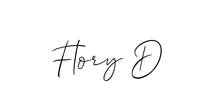 How to Draw Flory D signature style? Allison_Script is a latest design signature styles for name Flory D. Flory D signature style 2 images and pictures png