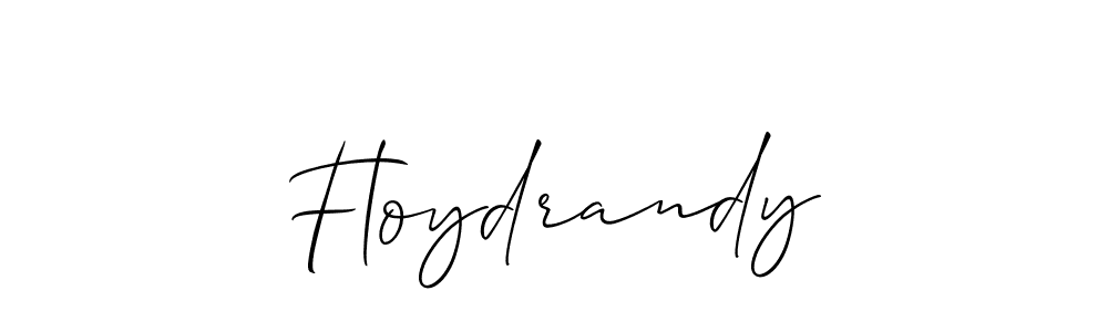 How to make Floydrandy signature? Allison_Script is a professional autograph style. Create handwritten signature for Floydrandy name. Floydrandy signature style 2 images and pictures png