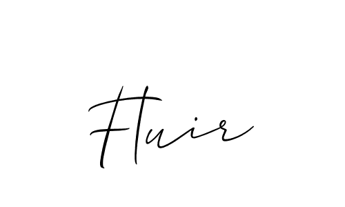 Make a beautiful signature design for name Fluir. Use this online signature maker to create a handwritten signature for free. Fluir signature style 2 images and pictures png