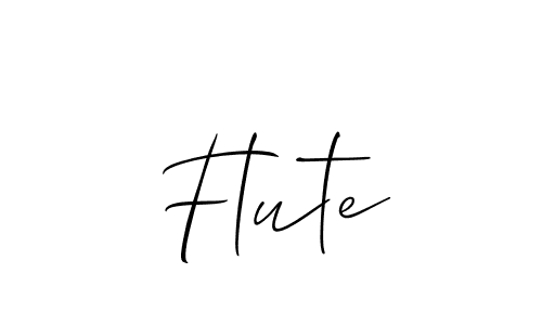 How to Draw Flute signature style? Allison_Script is a latest design signature styles for name Flute. Flute signature style 2 images and pictures png