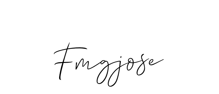 Create a beautiful signature design for name Fmgjose. With this signature (Allison_Script) fonts, you can make a handwritten signature for free. Fmgjose signature style 2 images and pictures png