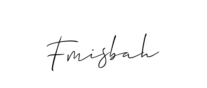 How to make Fmisbah signature? Allison_Script is a professional autograph style. Create handwritten signature for Fmisbah name. Fmisbah signature style 2 images and pictures png