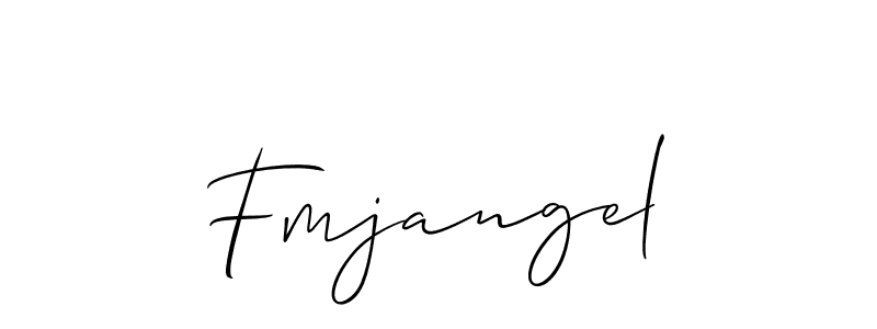 Design your own signature with our free online signature maker. With this signature software, you can create a handwritten (Allison_Script) signature for name Fmjangel. Fmjangel signature style 2 images and pictures png