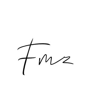 if you are searching for the best signature style for your name Fmz. so please give up your signature search. here we have designed multiple signature styles  using Allison_Script. Fmz signature style 2 images and pictures png