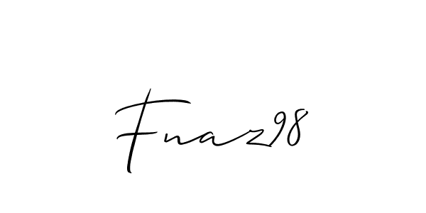 You should practise on your own different ways (Allison_Script) to write your name (Fnaz98) in signature. don't let someone else do it for you. Fnaz98 signature style 2 images and pictures png