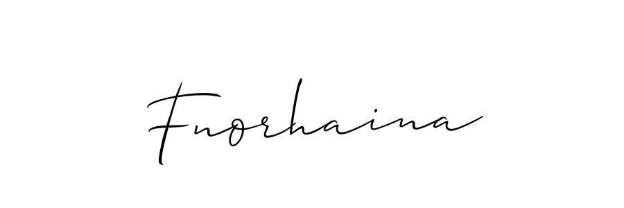 It looks lik you need a new signature style for name Fnorhaina. Design unique handwritten (Allison_Script) signature with our free signature maker in just a few clicks. Fnorhaina signature style 2 images and pictures png