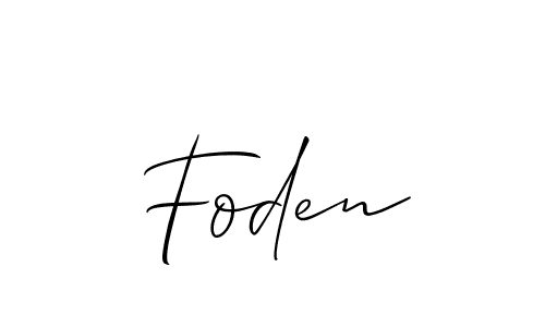 if you are searching for the best signature style for your name Foden. so please give up your signature search. here we have designed multiple signature styles  using Allison_Script. Foden signature style 2 images and pictures png