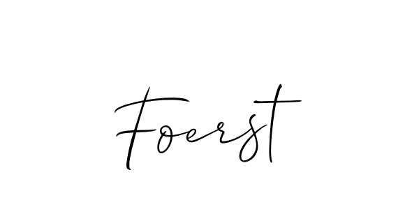 Foerst stylish signature style. Best Handwritten Sign (Allison_Script) for my name. Handwritten Signature Collection Ideas for my name Foerst. Foerst signature style 2 images and pictures png